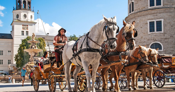 Carriage with Horses • Salzburg, Austria