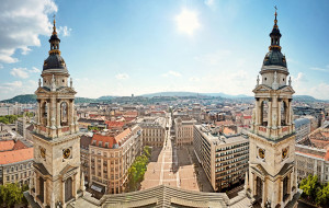 Panoramic View from St. Stephen's Basilica • Budapest, Hungary