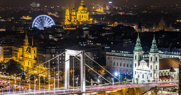 Panoramic View on Pest • Budapest, Hungary